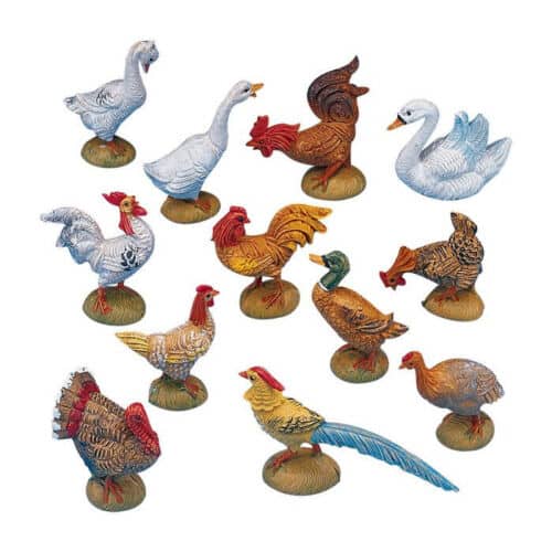Animal Barnyard Birds Fontanini Nativity Collection