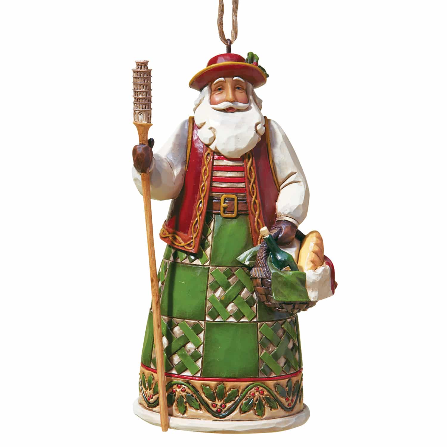 Italian Santa Ornament by Jim Shore