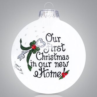 First Christmas New Home Ball Ornament