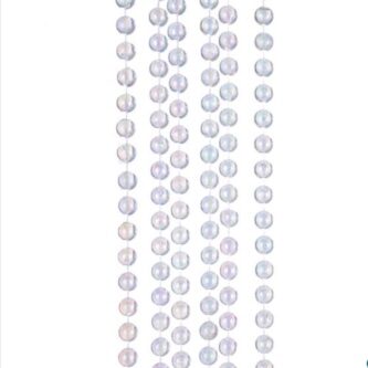 Clear Iridescent Bead Garland