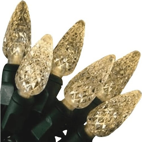 Strawberry Twinkle Led C6 70 Lights Warm White