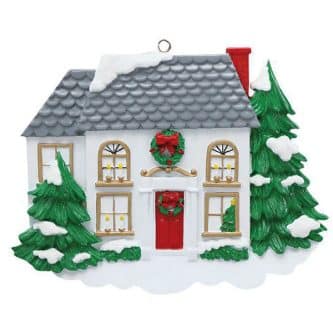 Happy Holiday Home Personalized Ornament