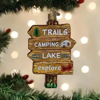 Gone Camping Ornament Old World Christmas