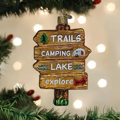 Gone Camping Ornament Old World Christmas