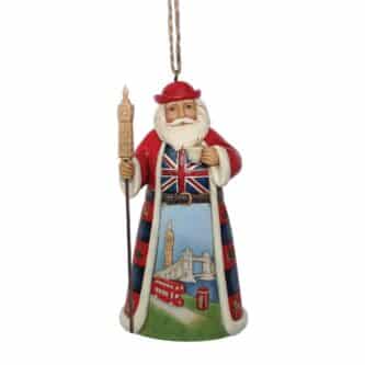 British Santa Ornament by Jim Shore 6001509