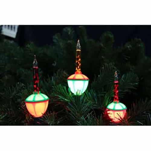 Old Fashioned Bubble Lamp Set Lit