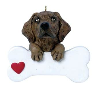 Chocolate Labrador Retriever Ornament