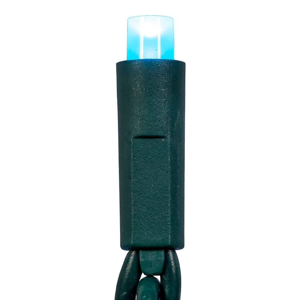 Frosted Wide Angle Led 50 Lights Teal
