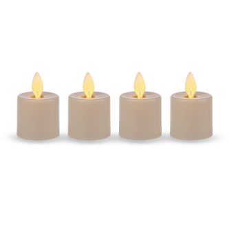 LuxuryLite Moving Flame Tea lights Set Two Colors