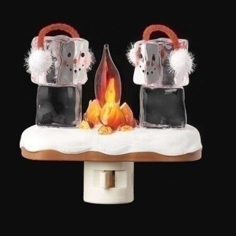 Ice Cube Campfire Night Light
