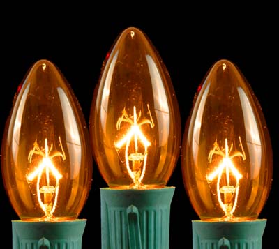 Traditional C9 Transparent Replacement Bulbs