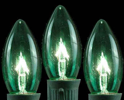 Traditional C9 Transparent Replacement Bulbs