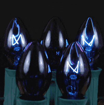 Traditional C7 Transparent Twinkle Bulb