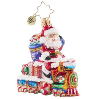 On The Tracks Santa Gem By Radko