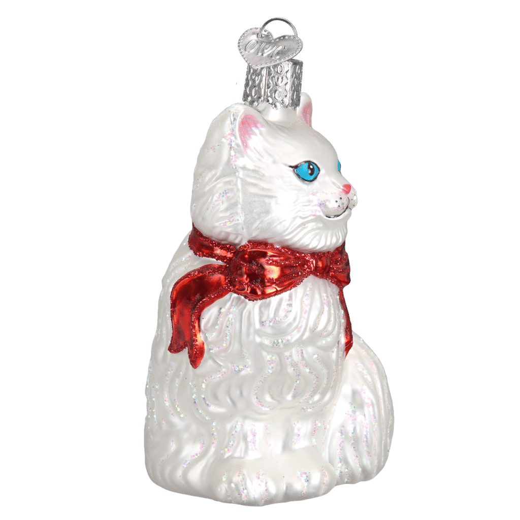 Old World Christmas Princess Kitty Blown Glass Ornament