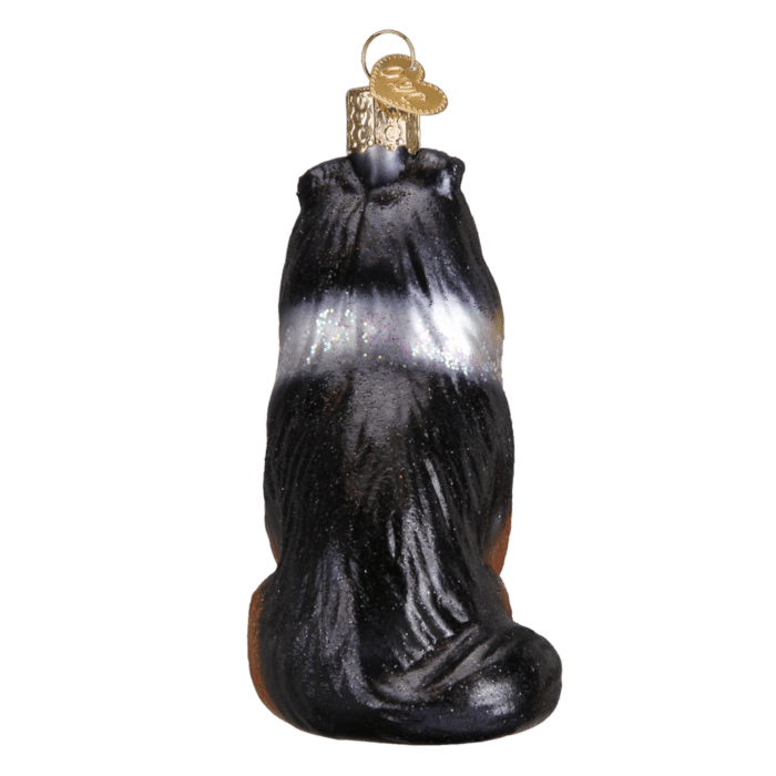 Old World Christmas Sheltie Blown Glass Ornament