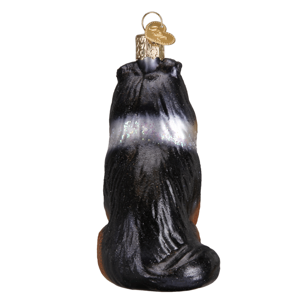 Old World Christmas Sheltie Blown Glass Ornament