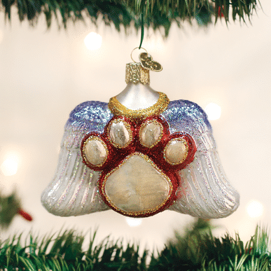 Old World Christmas Blown Glass Beloved Pet Ornament