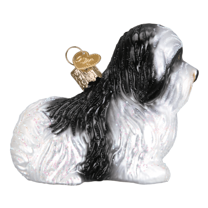 Old World Christmas Blown Glass Havanese Ornament