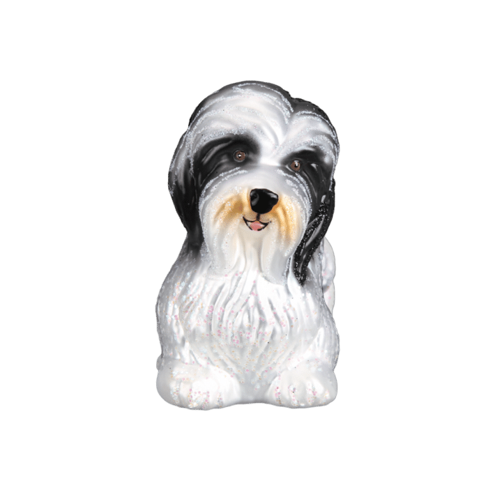 Old World Christmas Blown Glass Havanese Ornament