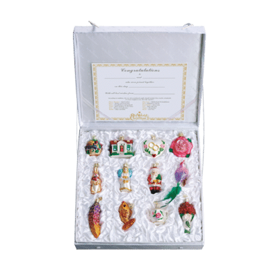 Old World Christmas Blown Glass Ornaments Brides Tree Collection