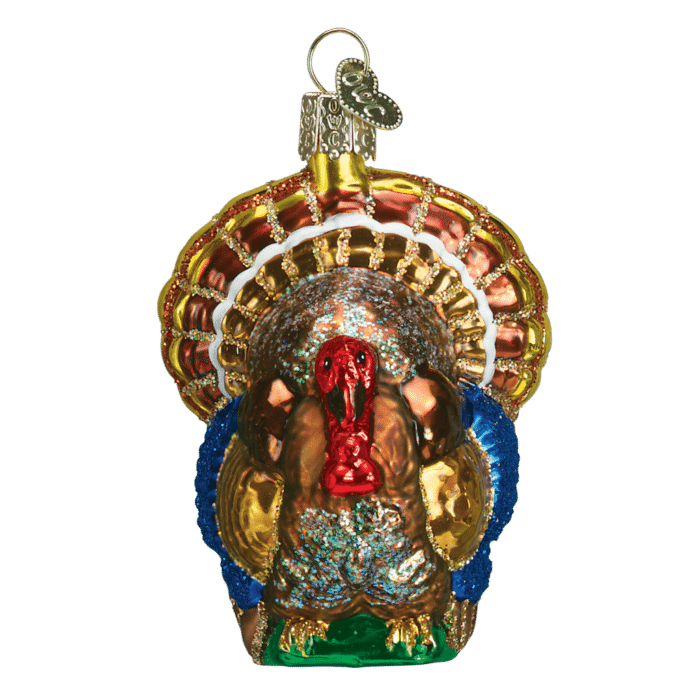 Old World Christmas Blown Glass Tom Turkey Ornament