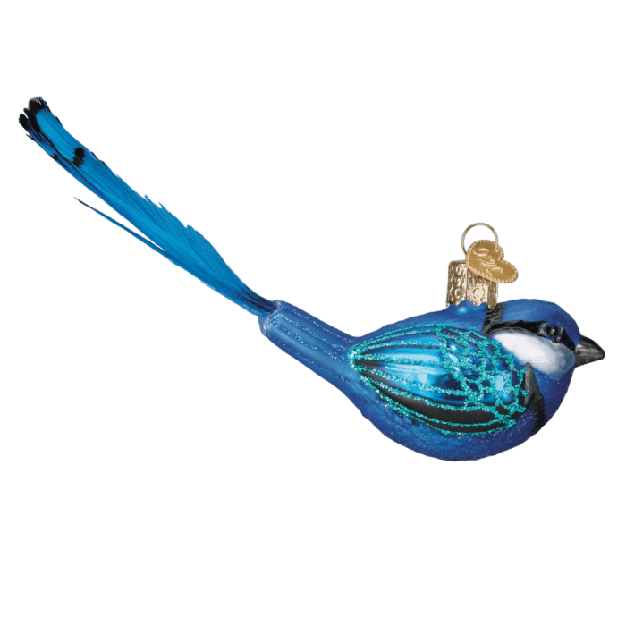 Old World Christmas Blown Glass Fairy Wren Ornament
