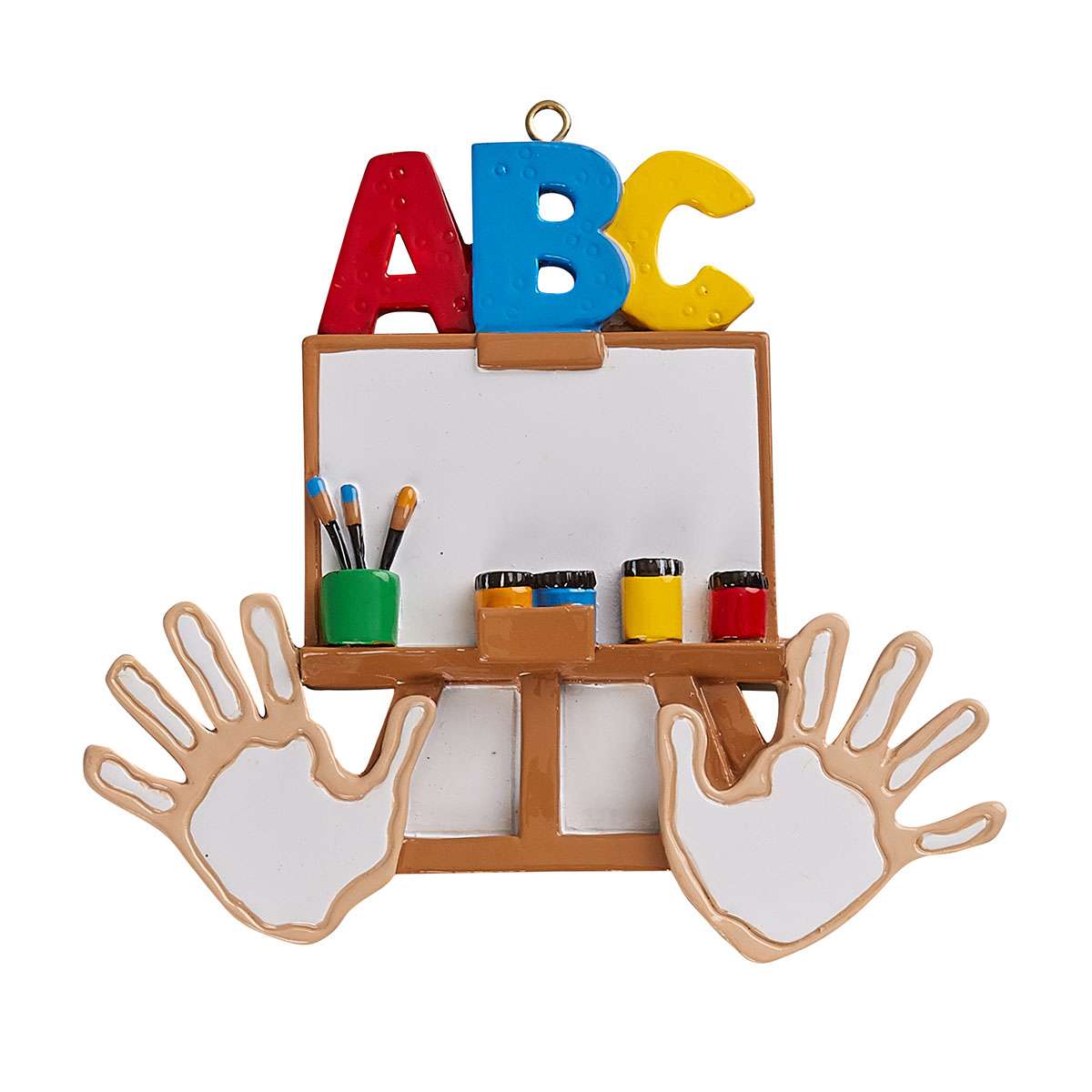 Elementary or Pre school Abc Ornament Personalized