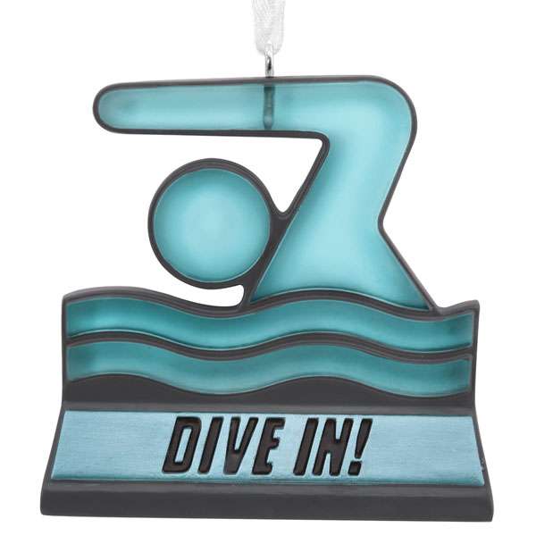 Dive In Swimming Ornament