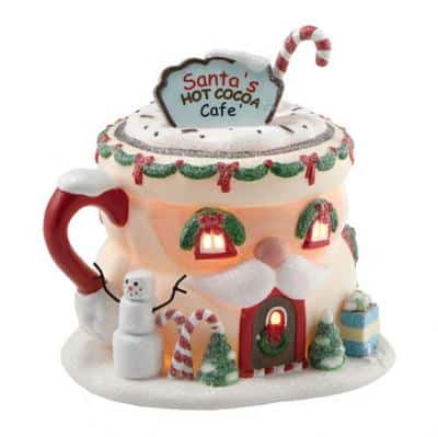 Depart 56 North Pole Village Santas Hot Cocoa Cafe