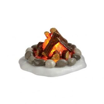 Dept. 56 Cross Product Lit Fire Pit Retired