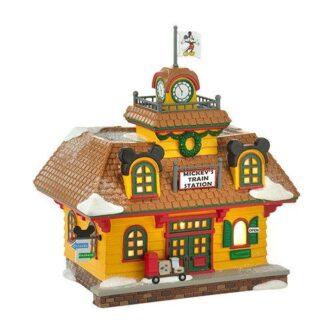 Dept. 56 Disney Mickey's Holiday Train Station