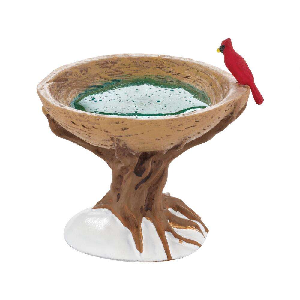 Dept 56 Village Woodland Bird Bath