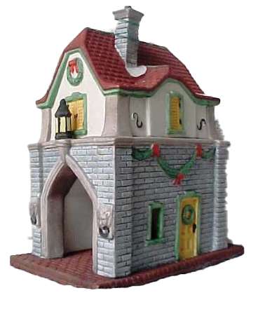 Dept 56 Rare Retired Dickens Village Gate House Event Piece Pre owned
