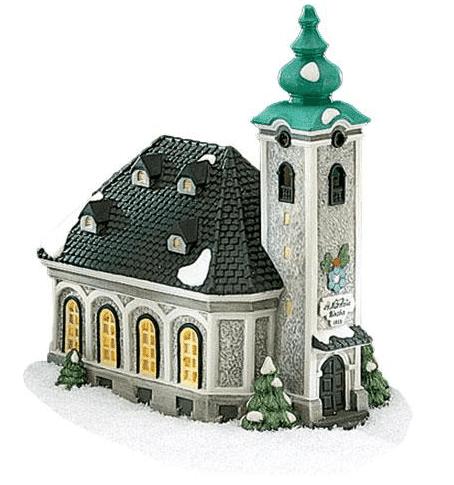 Dept 56 Rare Retired Alpine Village St Nikolaus Kirche Pre owned