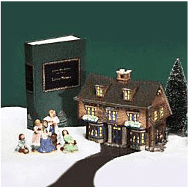 Dept 56 Rare Retired Little Women the March Residence Literary Classics Collections Pre owned
