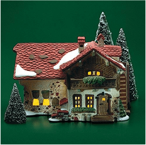 Dept 56 Rare Retired Alpine Village Josef Engel Farmhouse Pre owned