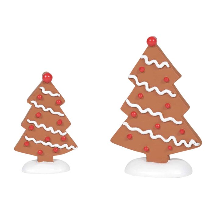 Dept 56 North Pole Gingerbread Trees