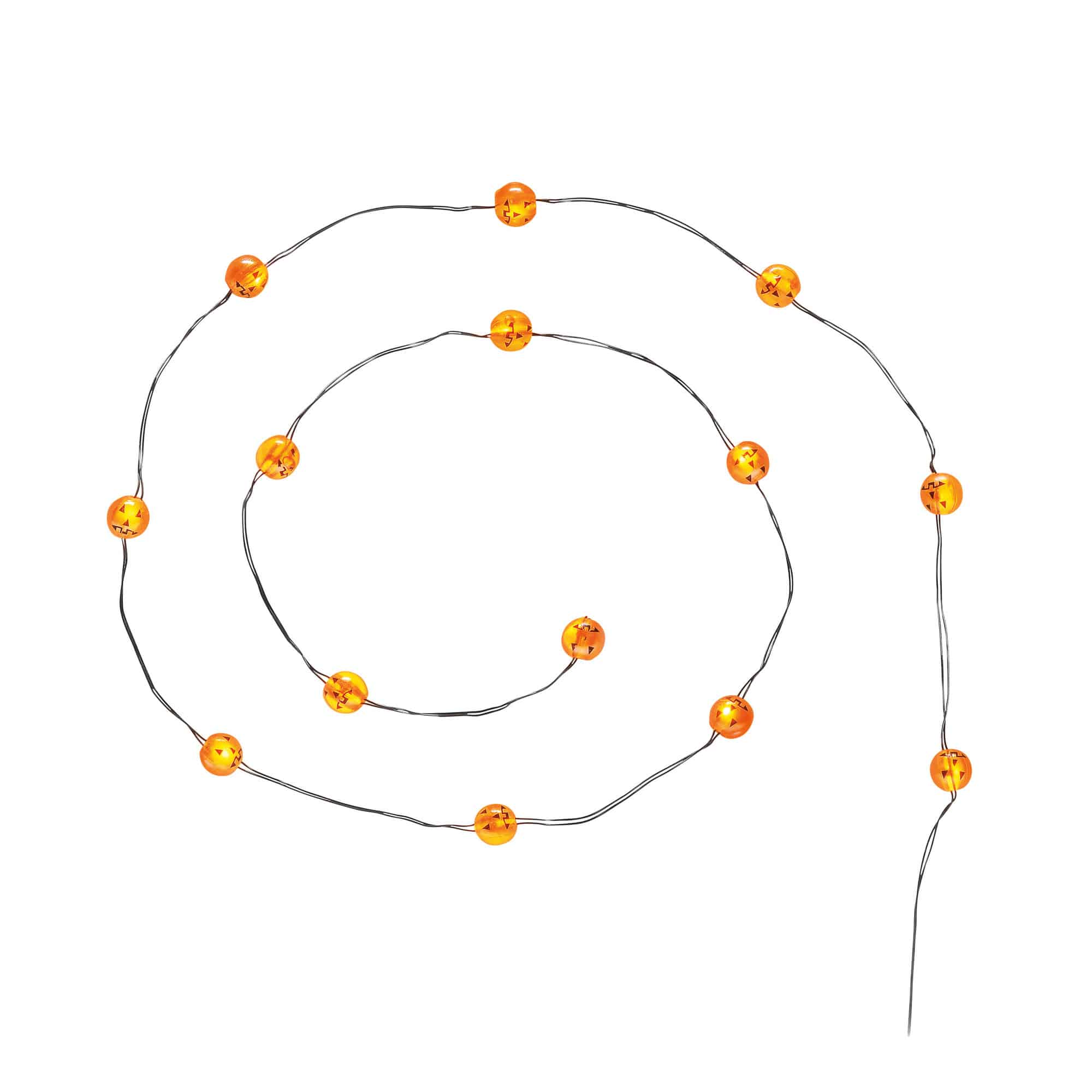 Dept 56 Halloween Village Sting of Lit Pumpkins