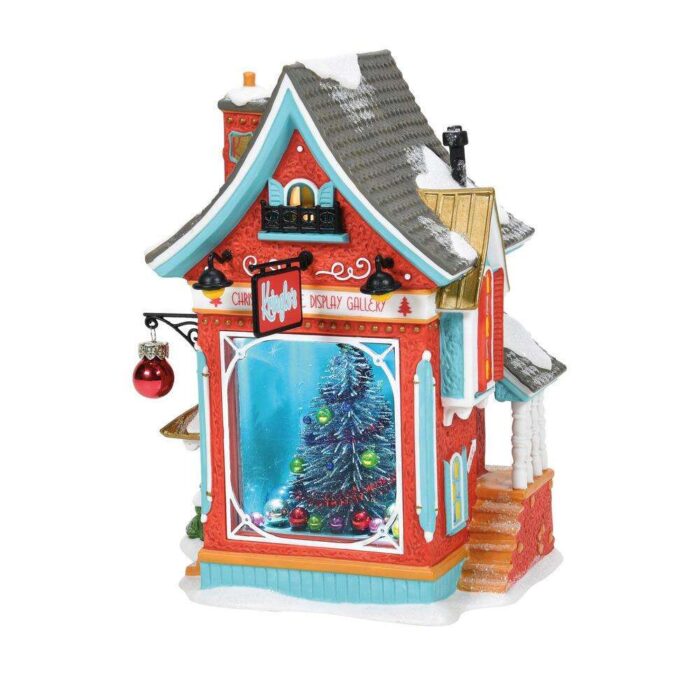 Dept 56 North Pole Kringles Xmas Tree Gallery Retired