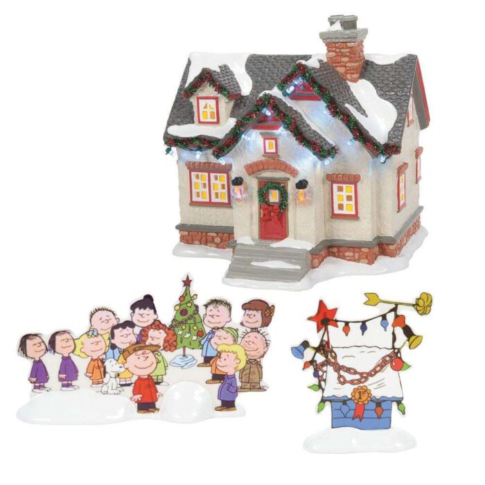 Dept 56 Snow Village the Peanuts House Retired