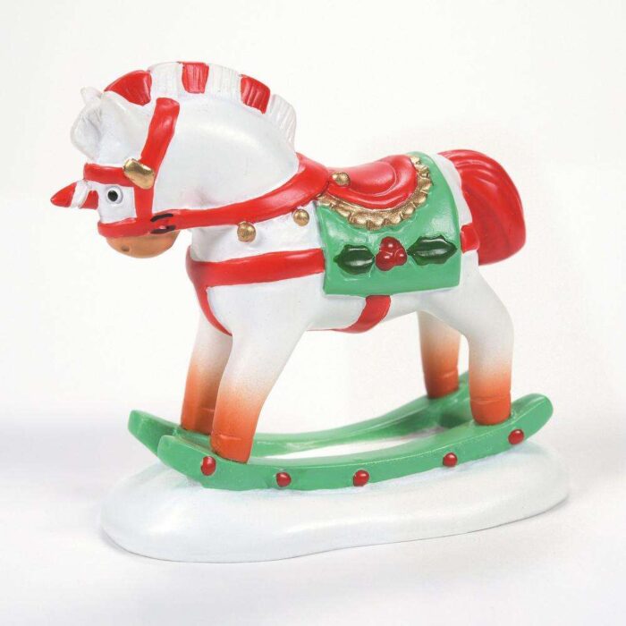 Dept 56 North Pole Village Christmas Rocking Horse