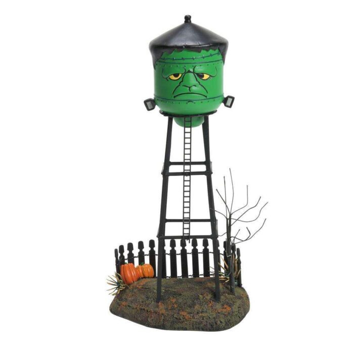Dept 56 Halloween Village Frankensteins Water Tower