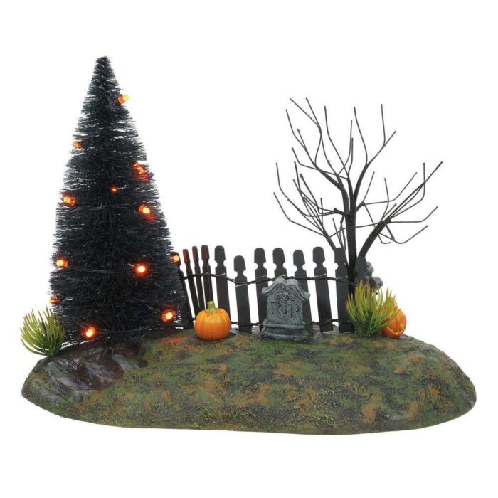 Dept 56 Halloween Village Fright Night Lit Base