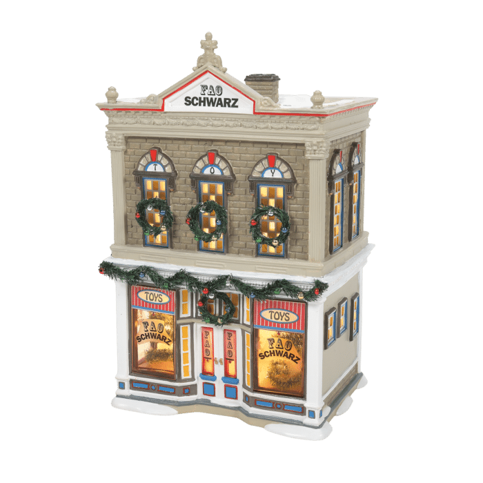 Dept 56 Snow Village the Wonder of a Fao Toy Store