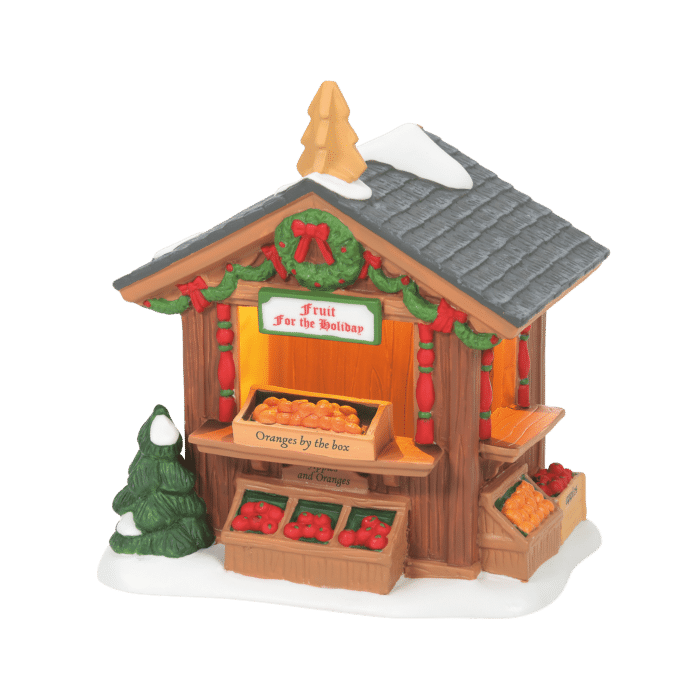 Dept 56 Dickens Village Market Fruit Stand