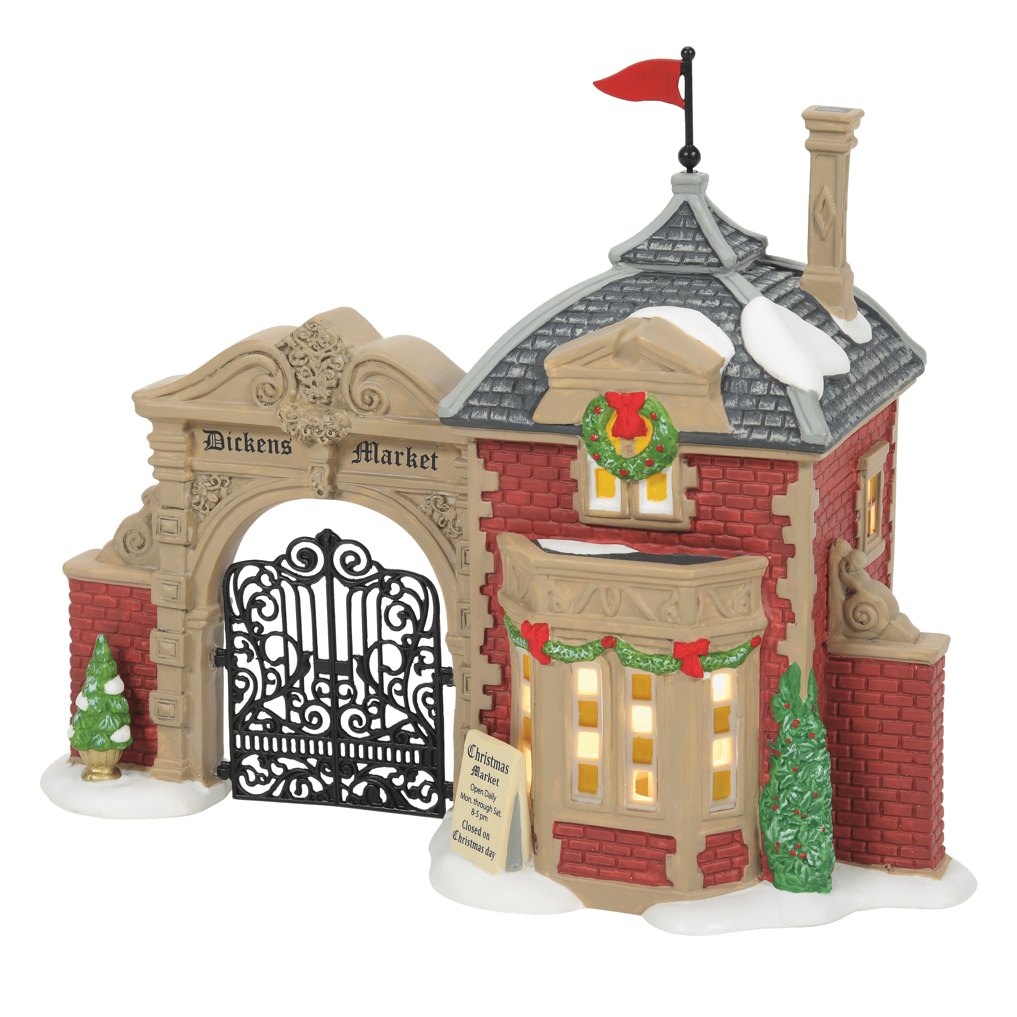 Dept 56 Dickens Village Market Gate