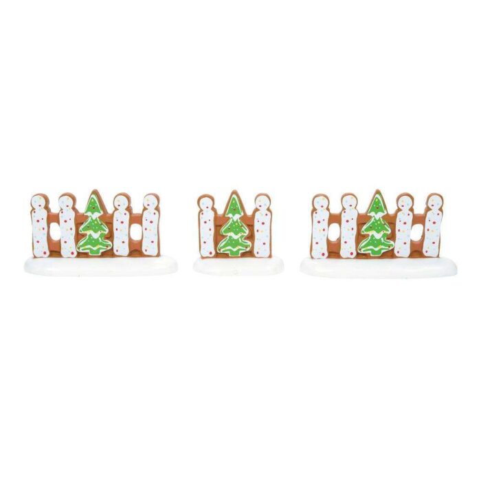 Dept 56 Village Gingerbread Christmas Fence