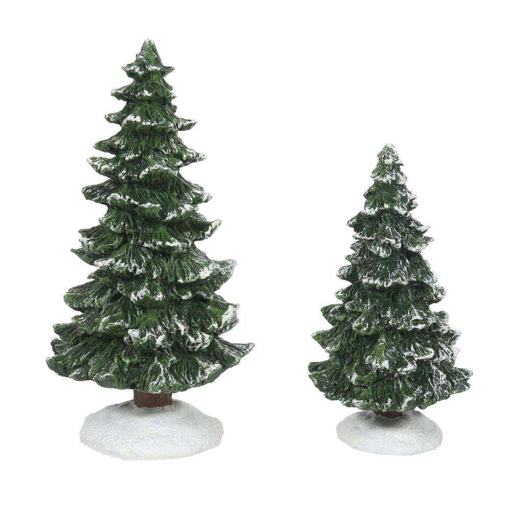 Dept 56 Village Christmas Spruces New 2022
