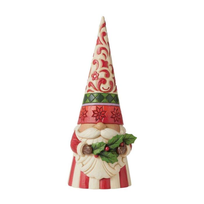 Tall Gnome with Holly by Jim Shore